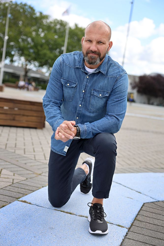 Jörgen Olsson på Idrottens Walk of Fame, Stadiontorget.