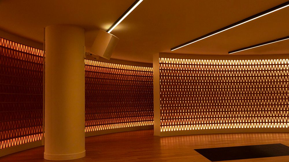 LTS Projekt in Spanien realisiert, Lichtkanäle in Yoga Studio
