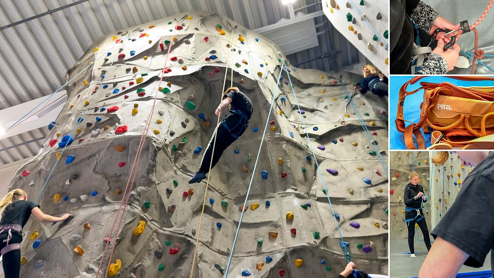 Klättring i Bergslagens Klättersällskap