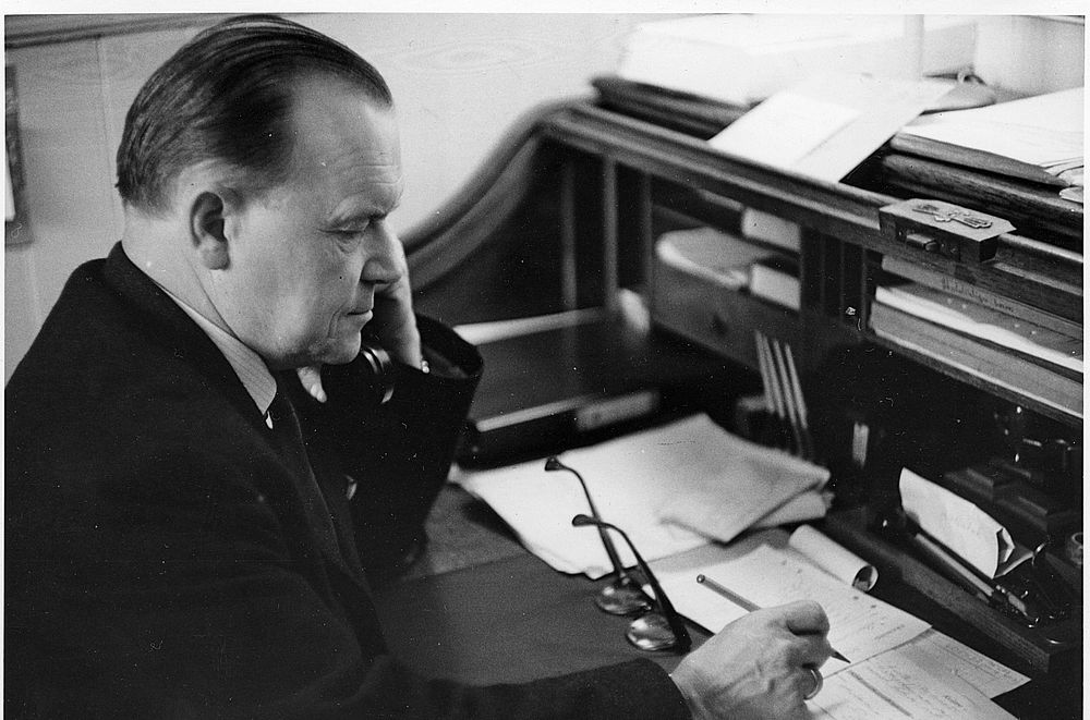 Udo Juuno rektor 1950-1975 Foto: REL arkiv