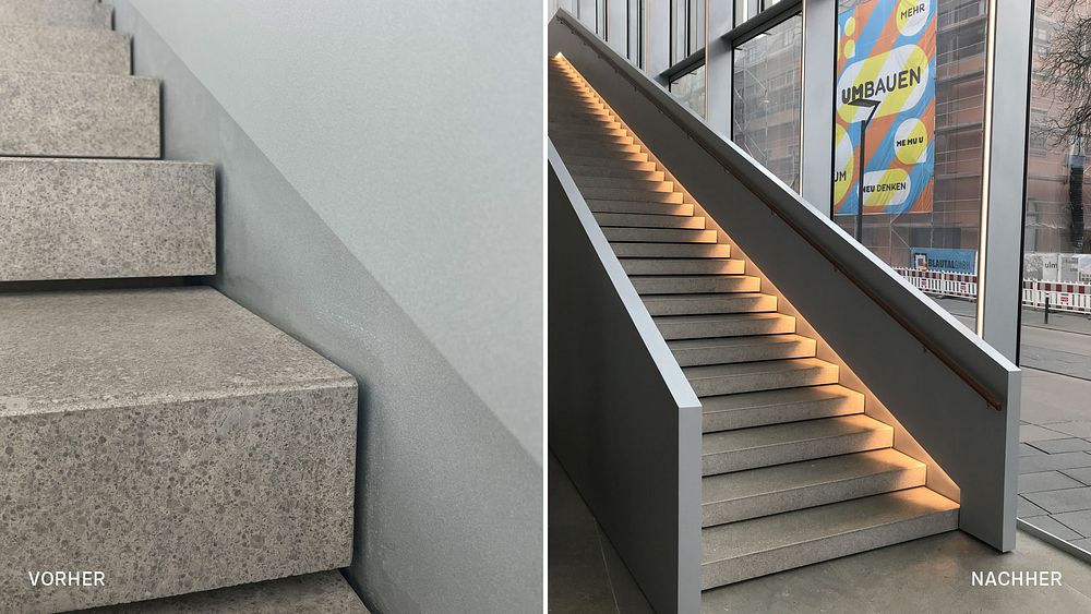 Staircase Kunsthalle Weishaupt, Ulm