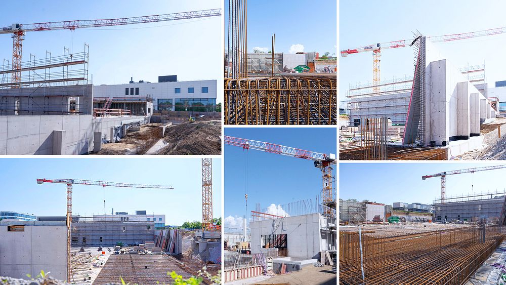 Baustelle Logistikzentrum Losan Pharma Eschbach