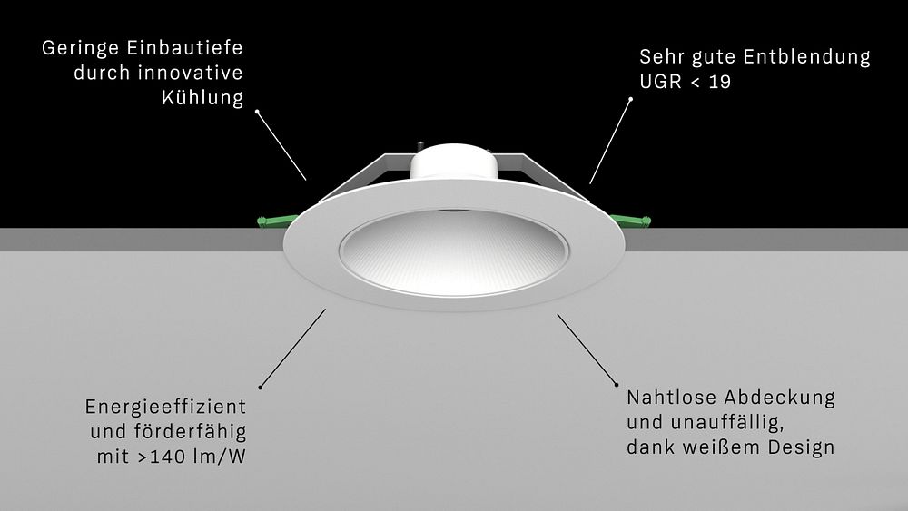 Lewy Flex Sanierungsleuchte, LTS Licht & Leuchten GmbH.