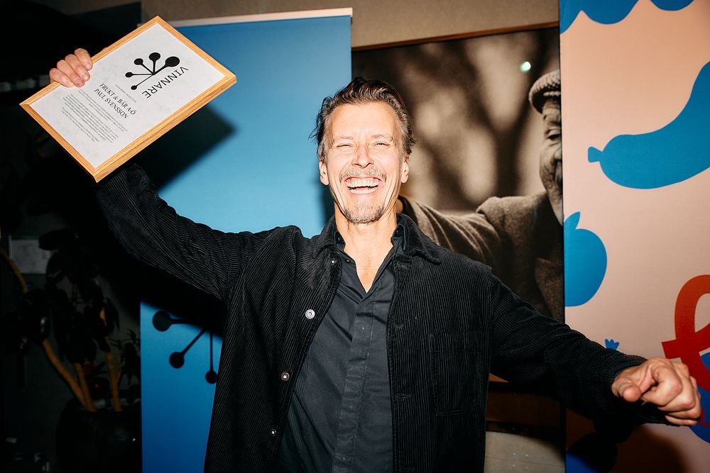 Paul Svensson, vinnare av det första Cajsa Warg-priset och utmärkelsen Årets kokbok 2024