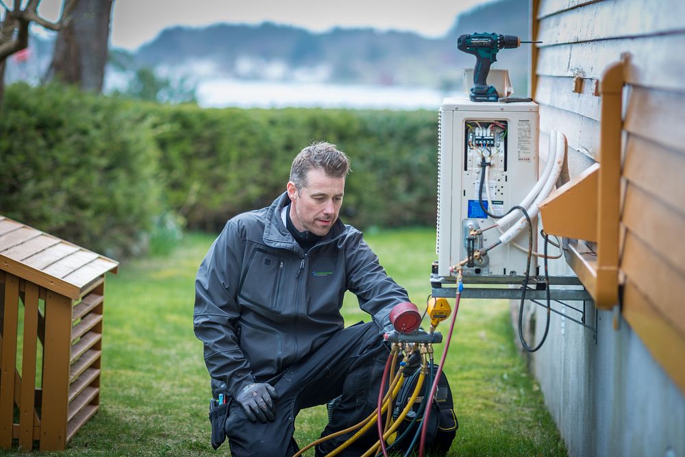 Installasjon av varmepumpe