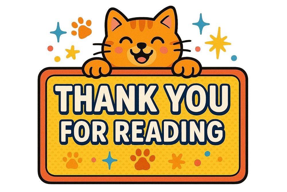 Vielen Dank fürs Lesen!