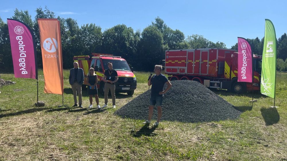 Spadtag i Eskilstuna för ny räddningsstation