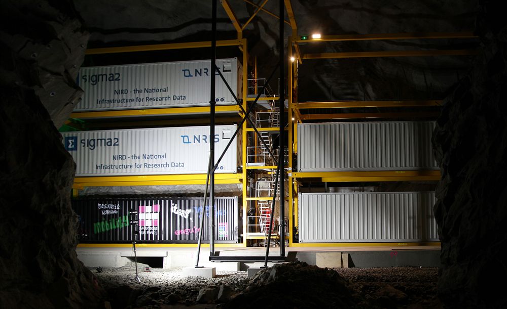Containere som inneholder forskningsinfrastruktur