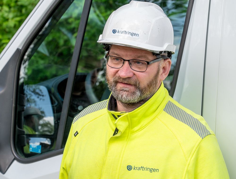 Krzysztof Lukaszewicz, underhållsingenjör på Kraftringen Nät