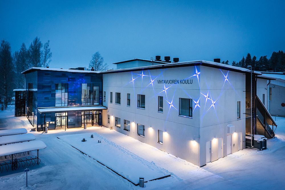 Vihtavuori School Centre, Laukaa, Finland.