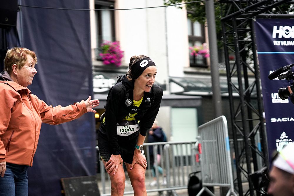 Virginia at UTMB finished line