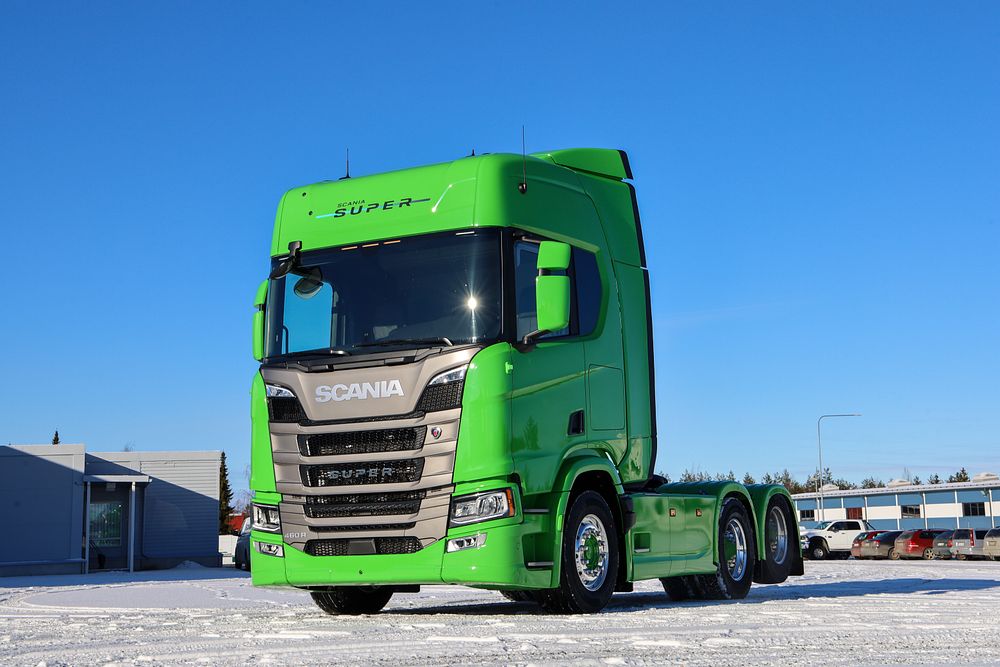 Koeajolle pääsee myös 2024 Green Truck voittajalla, eli Scania R460 Superilla.