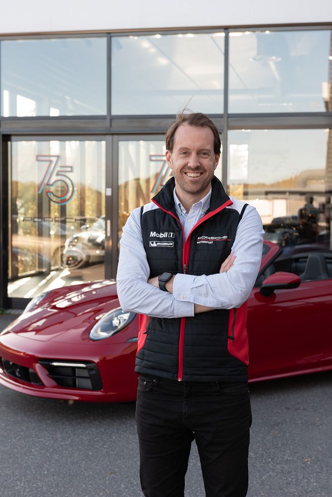 Christoffer Mack, CEO of Hedin Performance Cars Norway.