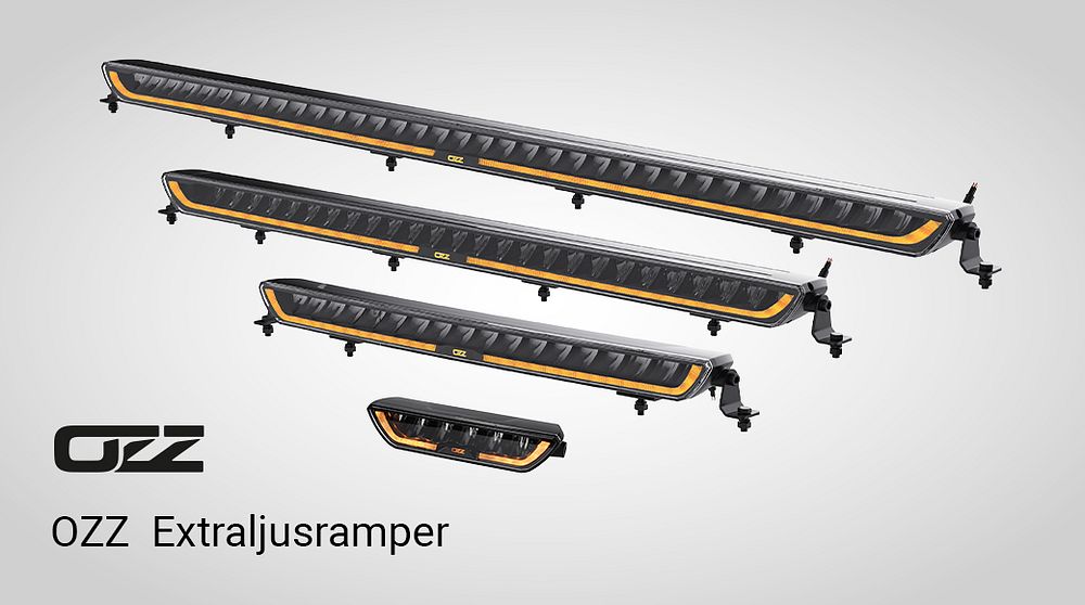 Extraljusramper från Ozz Lights