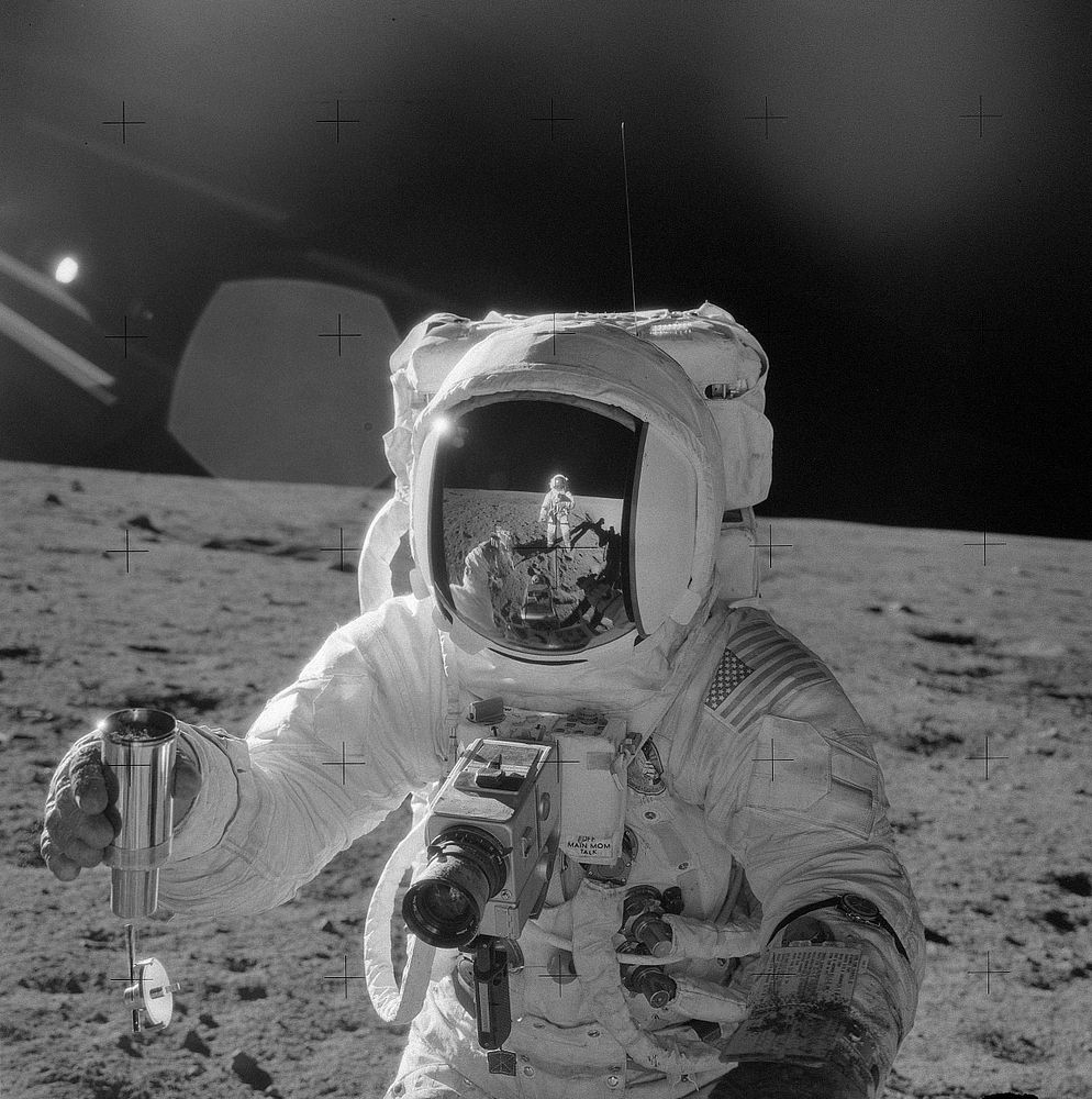 Alan Bean, Apollo 12. Fotograf David A. Scott, 1969. Bild: NASA
