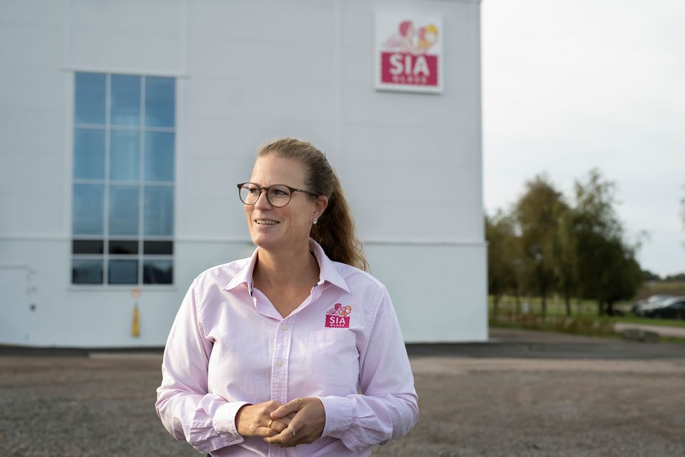 Helena Stenström, hållbarhetschef i SIA Glass ägarbolag Bertegruppen.