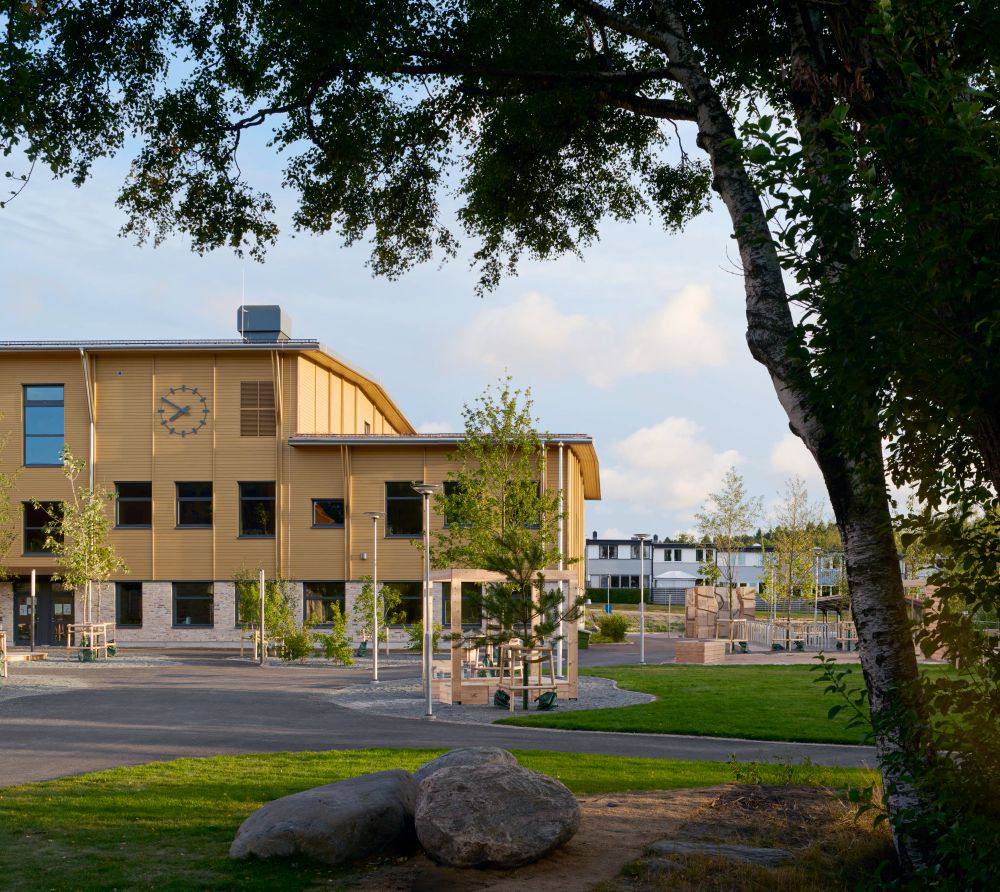 Nya Gunnestorpsskolan har plats för 560 elever i årskurs F-6.