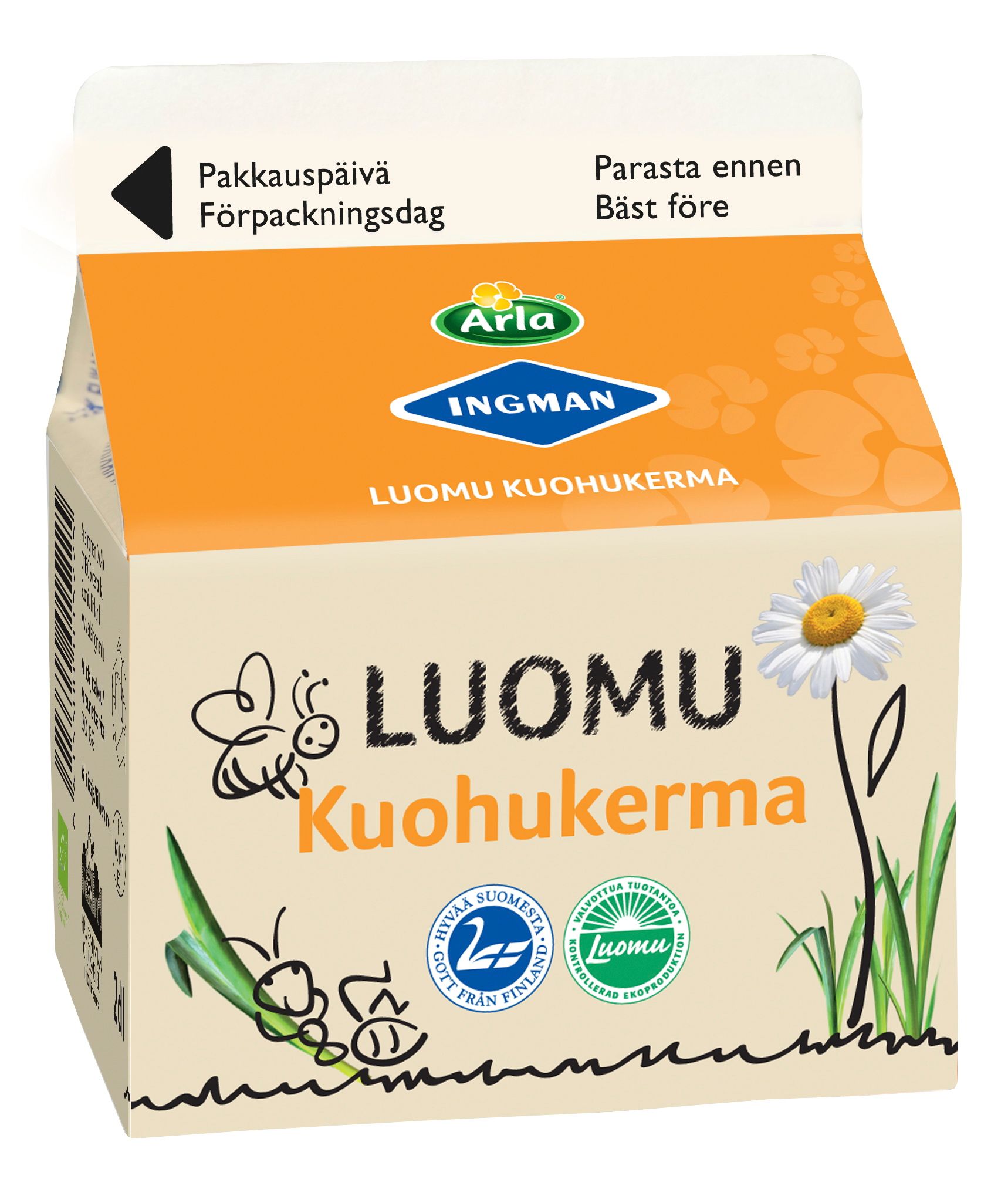 Arla Ingmanilta uusia maistuvia luomutuotteita