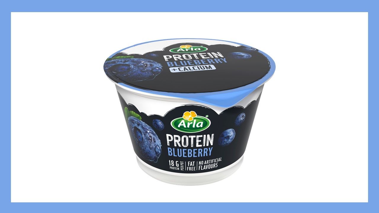 Takaisinveto: Arla Protein mustikkarahka 200 g laktoositon