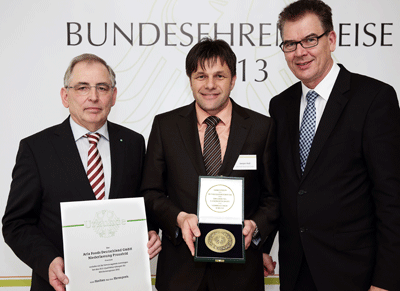 Bundesehrenpreis für Arla-Niederlassung Pronsfeld