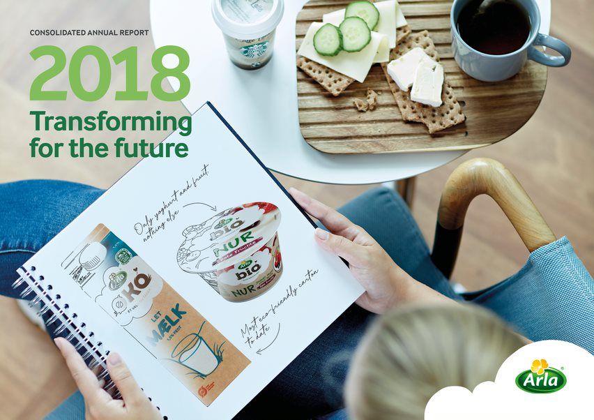 ​Nyt julkaistu: Arla Foodsin vuosikertomus ja yhteiskuntavastuuraportti vuodelle 2018