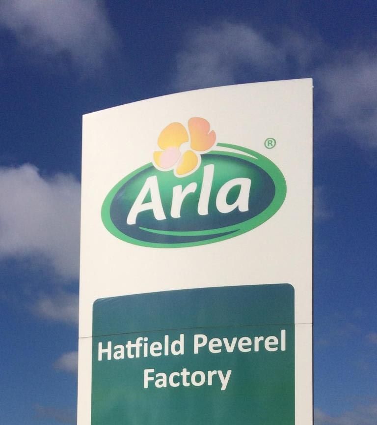 Arla plant Schließung der Molkerei im englischen Hatfield Peverel 