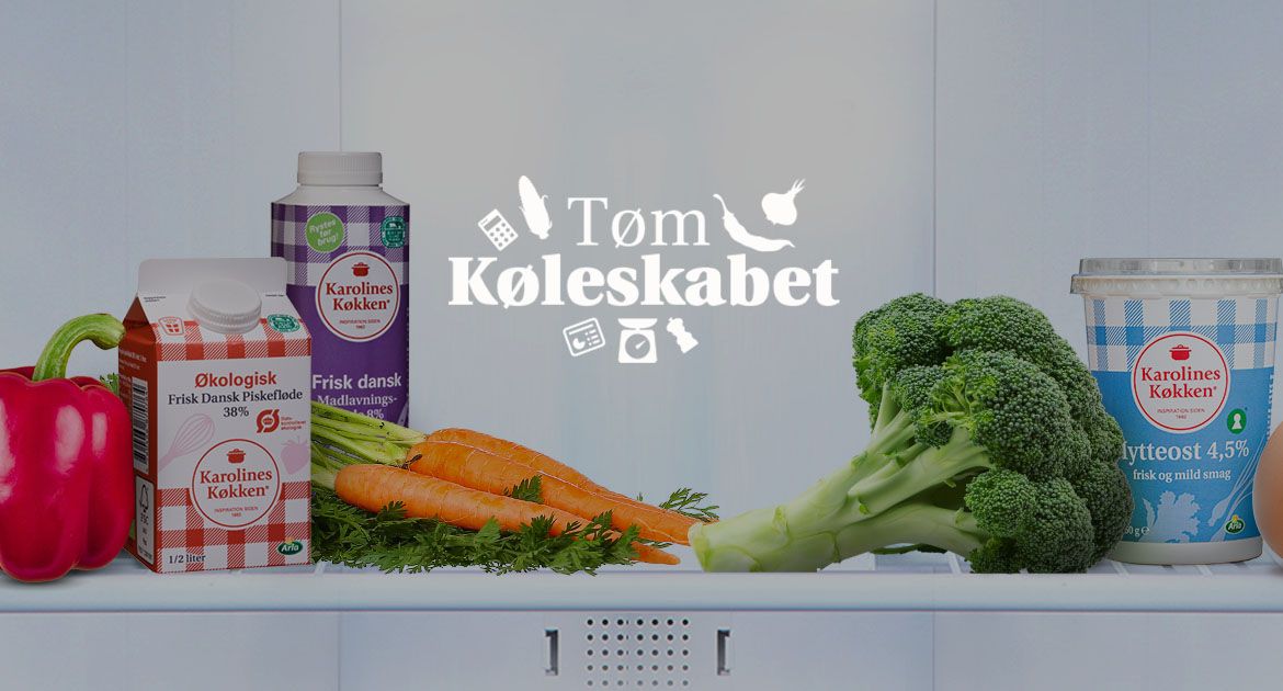 Karolines Køkken vil hjælpe danskerne med at bruge råvarerne i køleskabet