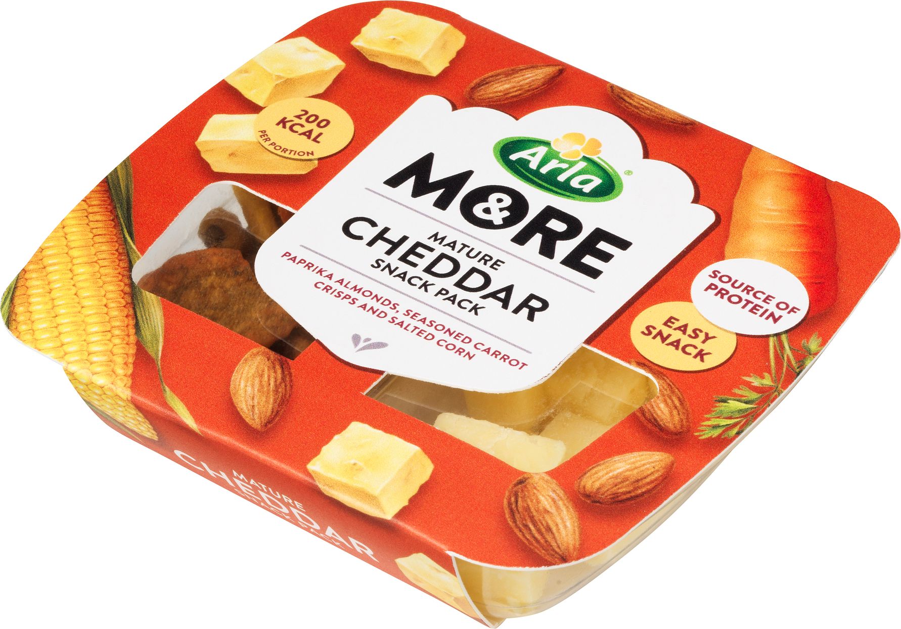 Pift dagen op med spændende mellemmåltider: Arla&More lancerer to nye ostesnacks