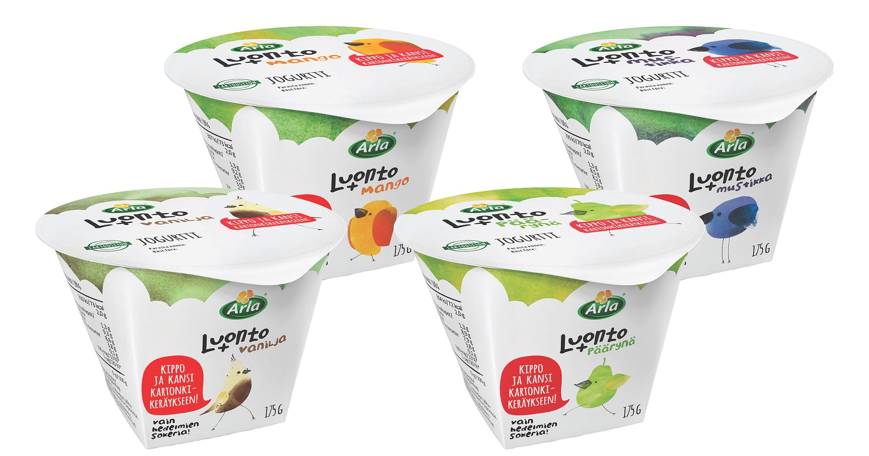 Arla haluaa muuttaa maailmaa pakkaus kerrallaan – tuo kartonkiset jogurttipikarit kauppoihin ensimmäisenä Suomessa