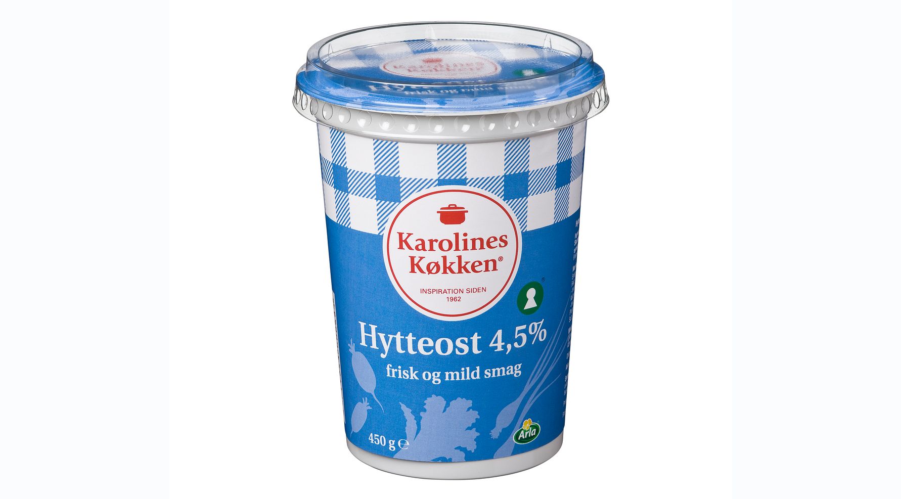 Tilbagekaldelse: Karolines Køkken Hytteost 4,5% 450g