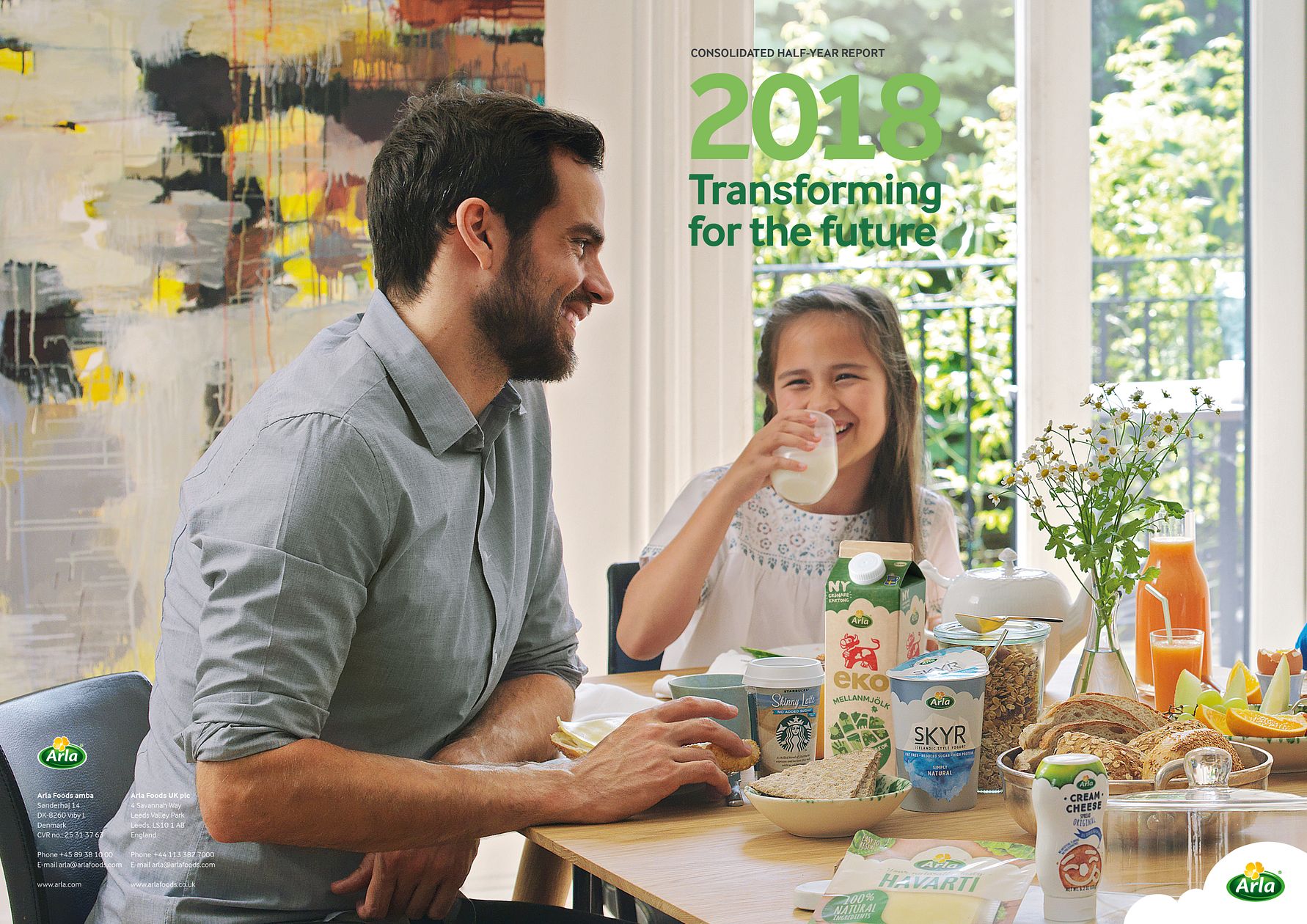 Arla Foods UK sees revenue growth of  2.3 per cent in the first half of 2018 with a net revenue of £961m (€1,093bn)