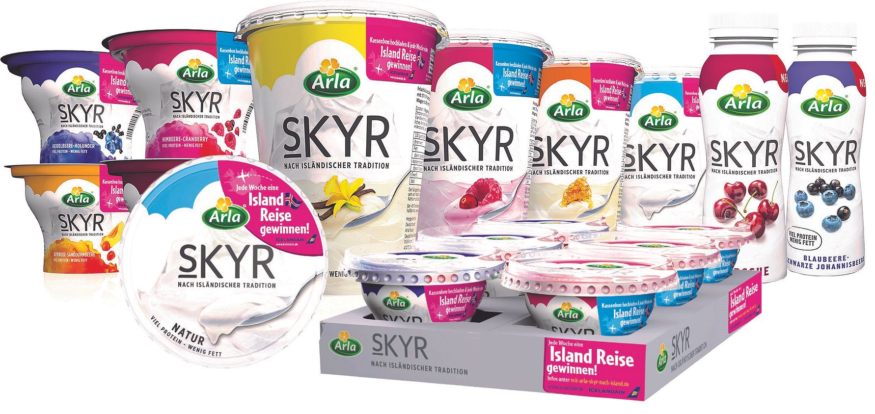 Mit Arla® Skyr und Icelandair nach Island